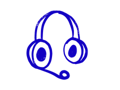 Illustration - Objects – Headset - Blue_RGB_PNG